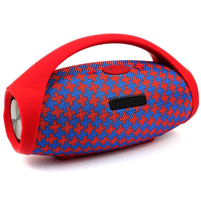 Портативная Bluetooth колонка-спикер Hopestar H32 влагостойкая Красно-синий