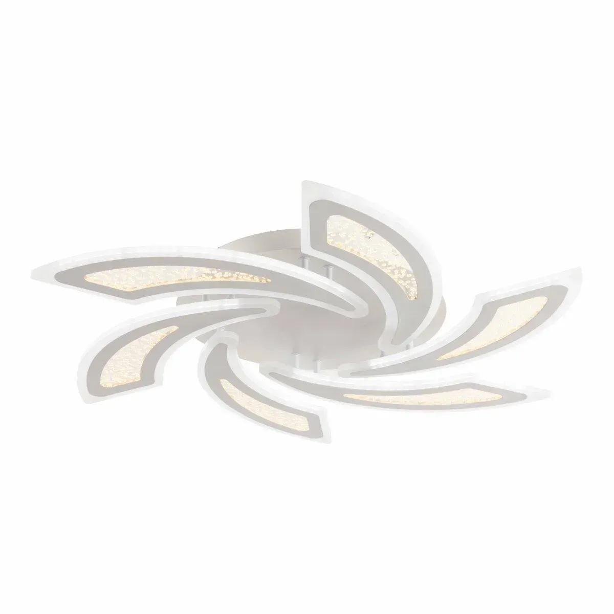 LED-люстра потолочная Sirius 259W с акриловыми плафонами 3000/6500К IP20 8914-6 Белый (28687656)