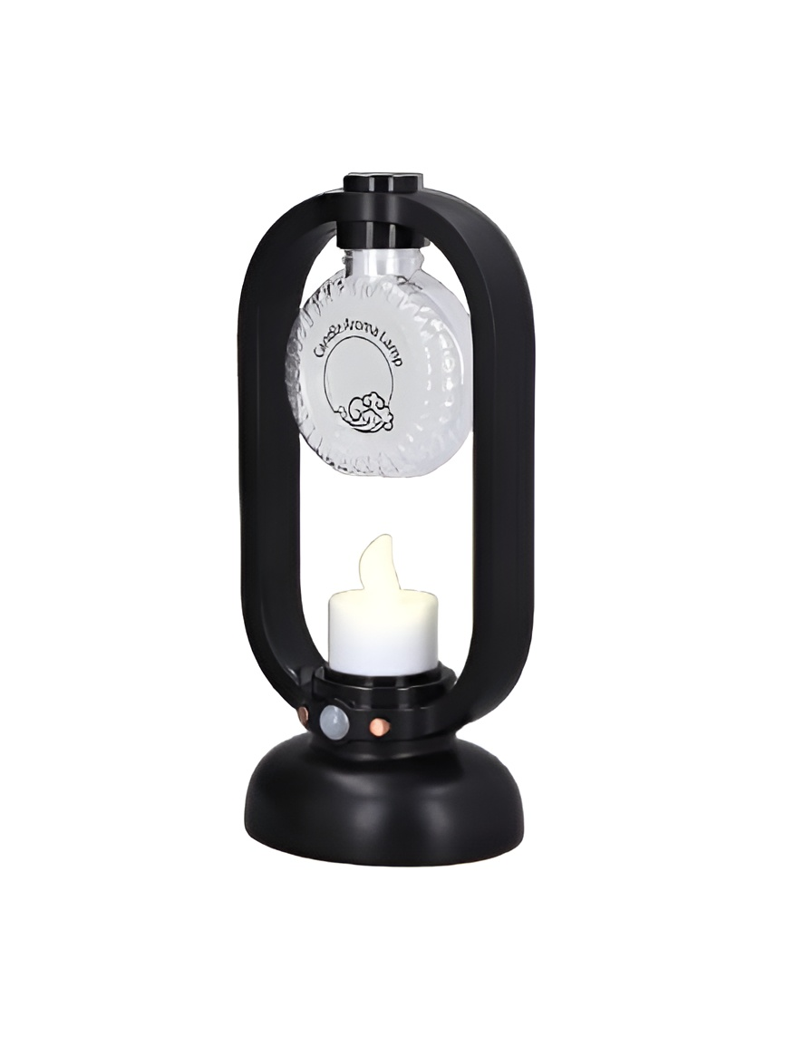 Арома лампа Andowl ретро ночник паровой увлажнитель аромадифузор с датчиком движения q-lz98х1 от usb Черный (113663f3)