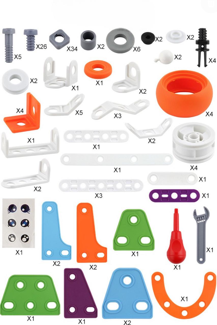 Конструктор для детей ARTPLAY 5в1 132 гибкие детали (2662972820) - фото 5 Конструктор для детей ARTPLAY 5в1 132 гибкие детали (2662972820) - фото 5