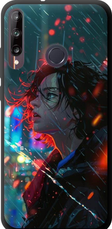 Чехол на Huawei P40 Lite E Ночные огни (6096b-1875-42517)