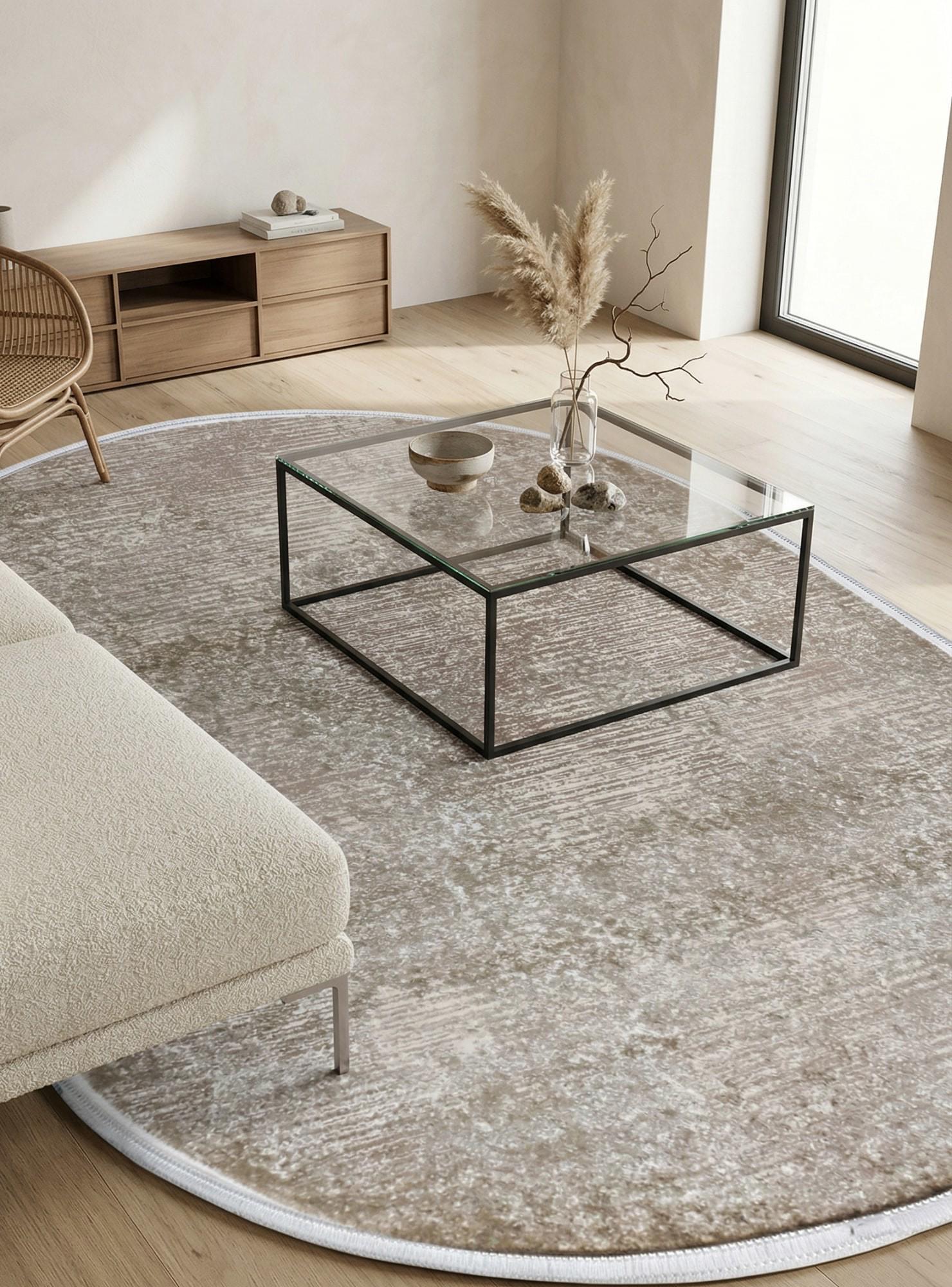 Ковер Levado 03916a овал 60x110 см Visone/Ivory (73810611)