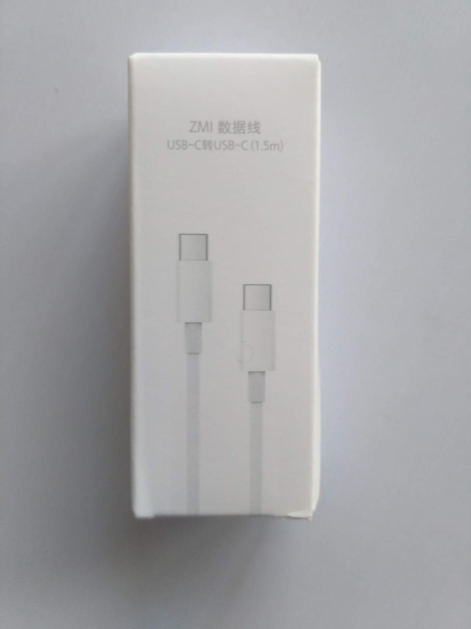 Кабель ZMI Type-C-Type-C/PD Fast Charge/3 A/60 W 1,5 м Белый (AL301) - фото 3