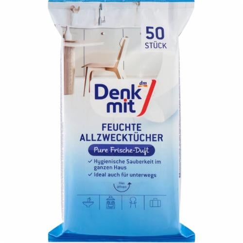 Серветки для побутового прибирання DM Feuchte Allzwecktücher 50 шт.