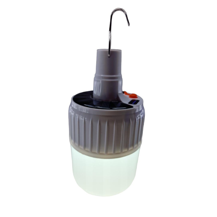 Лампа-фонарь для кемпинга Solar Emergency Charging Lamp JK-24