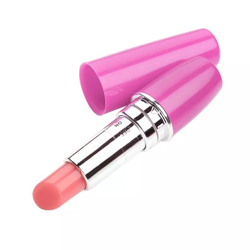 Вібратор міні імітатор губної помади Рожевий (pink_OL_BL02)