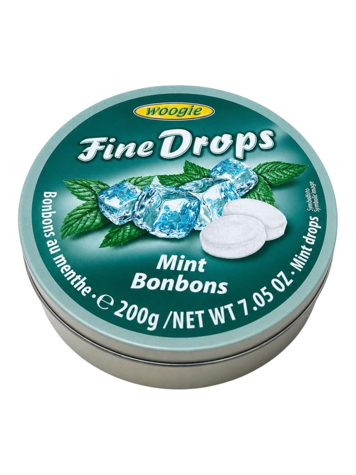Леденцы Woogie Fine Drops с ментолом 200 г (56811)