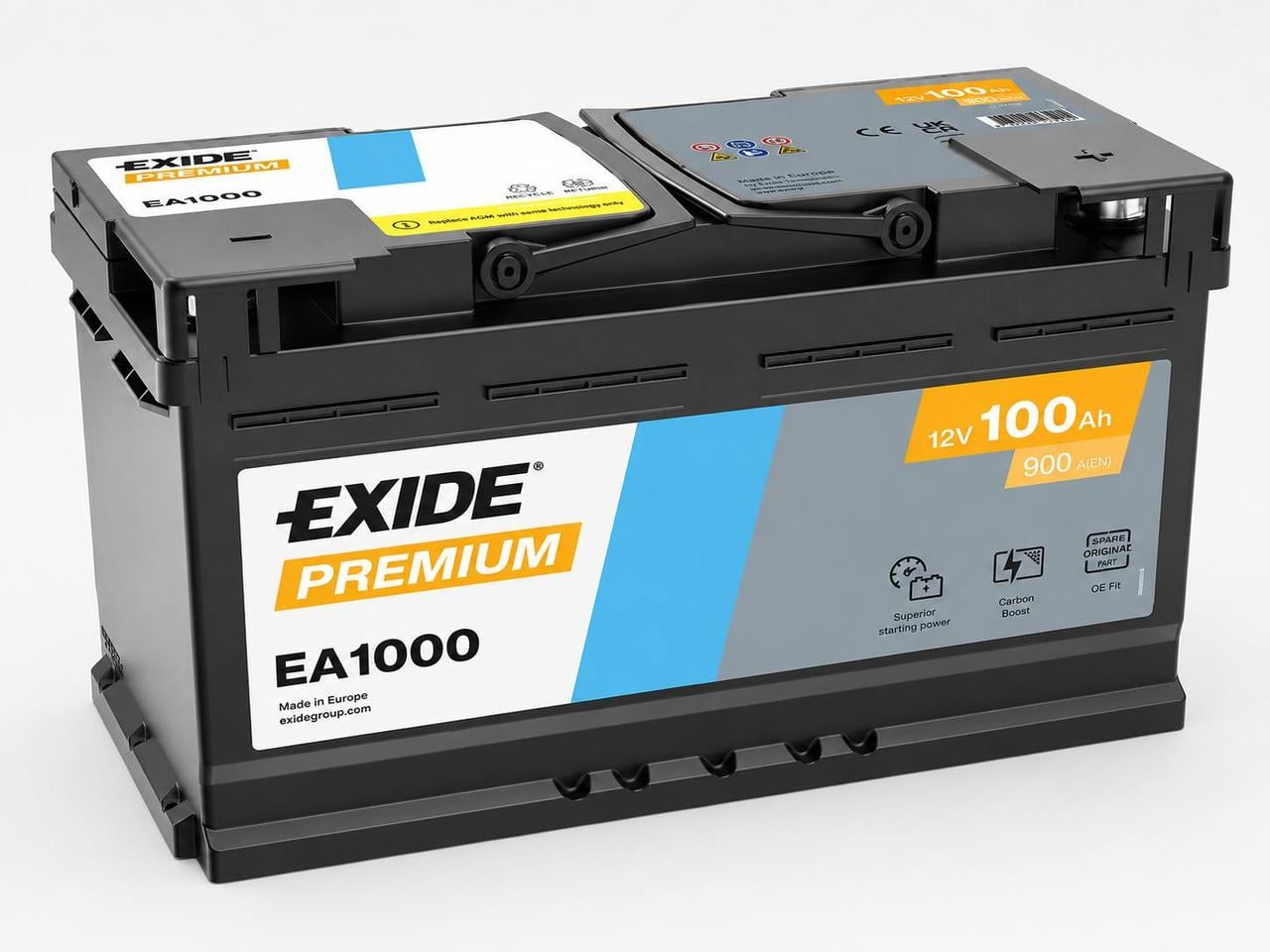 Аккумулятор автомобильный EXIDE 100 Ah 900A R+ 12V (3140072413) Аккумулятор автомобильный EXIDE 100 Ah 900A R+ 12V (3140072413)