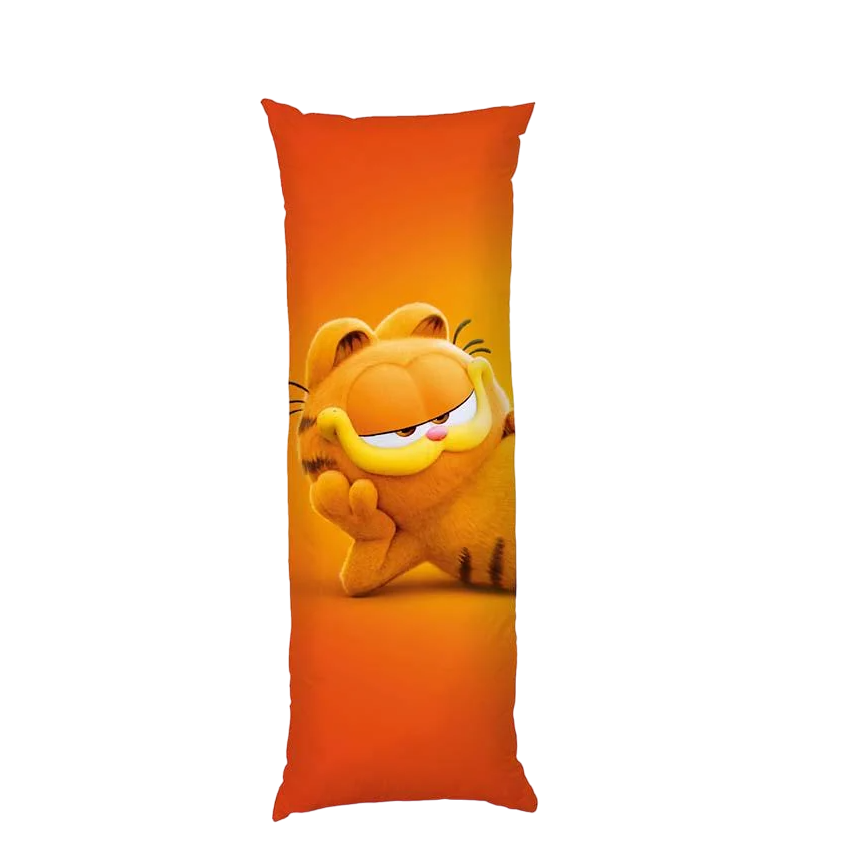 Подушка дакимакура Popular cartoon Garfield габардин 120х40 см (113850-1)