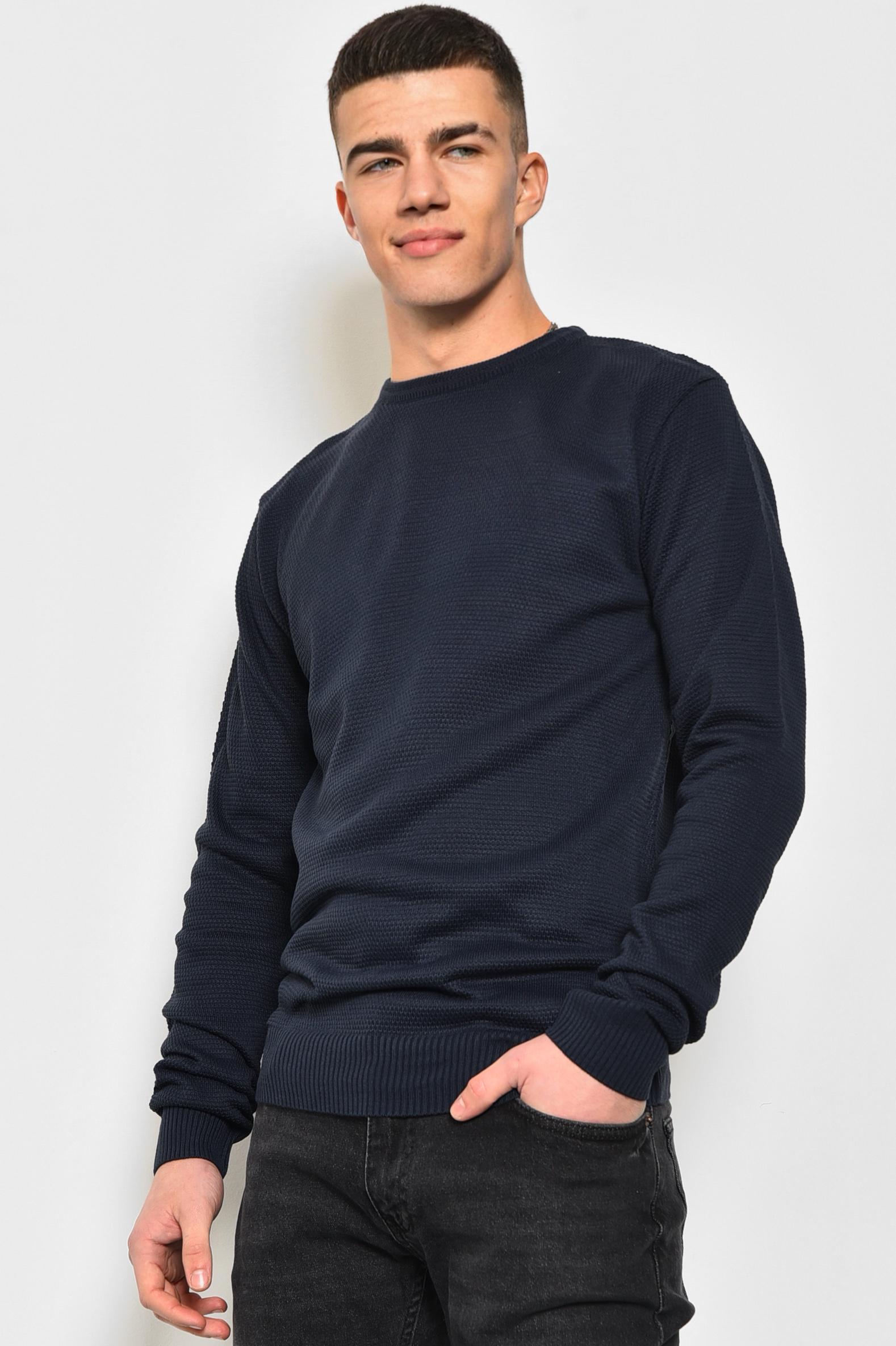 Свитер мужской L Синий (173338) Свитер мужской L Синий (173338)