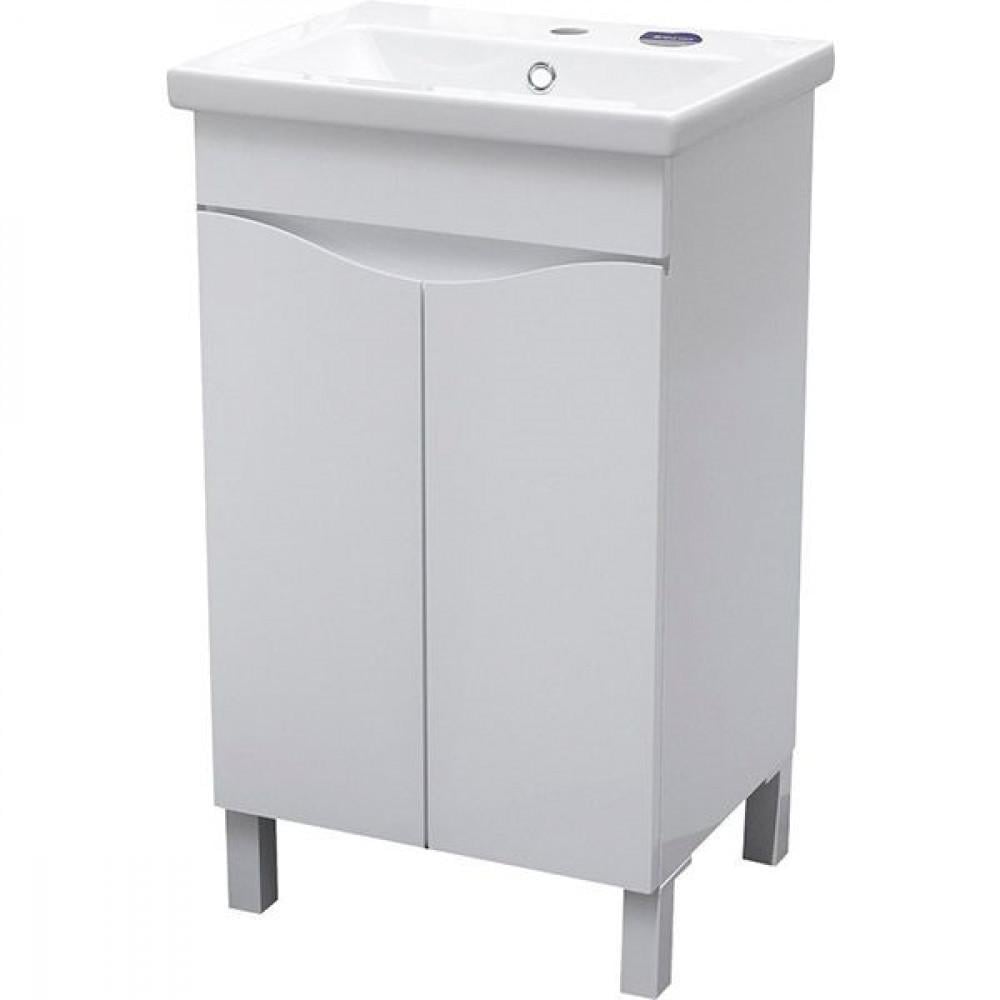 Тумба на ножках Марсель 50 см с умывальником Como 50 см Белый (1853388766) Тумба на ножках Марсель 50 см с умывальником Como 50 см Белый (1853388766)