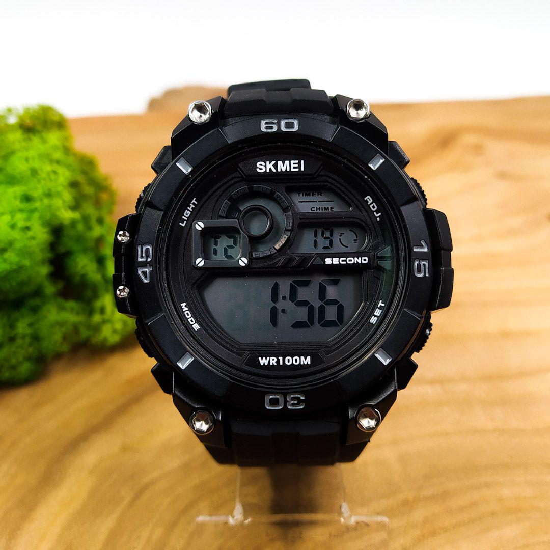 Часы мужские наручные Skmei 1756 с влагозащитой Black (25187)