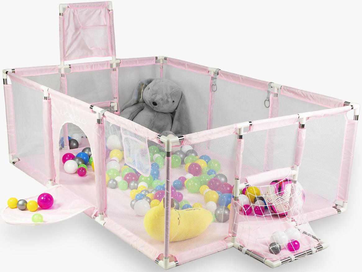 Манеж дитячий Diego 180х120 см Рожевий (31120313)