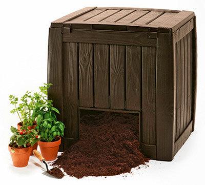 Контейнер для компоста садовый KETER Deco Composter 340L Коричневый (36900474)