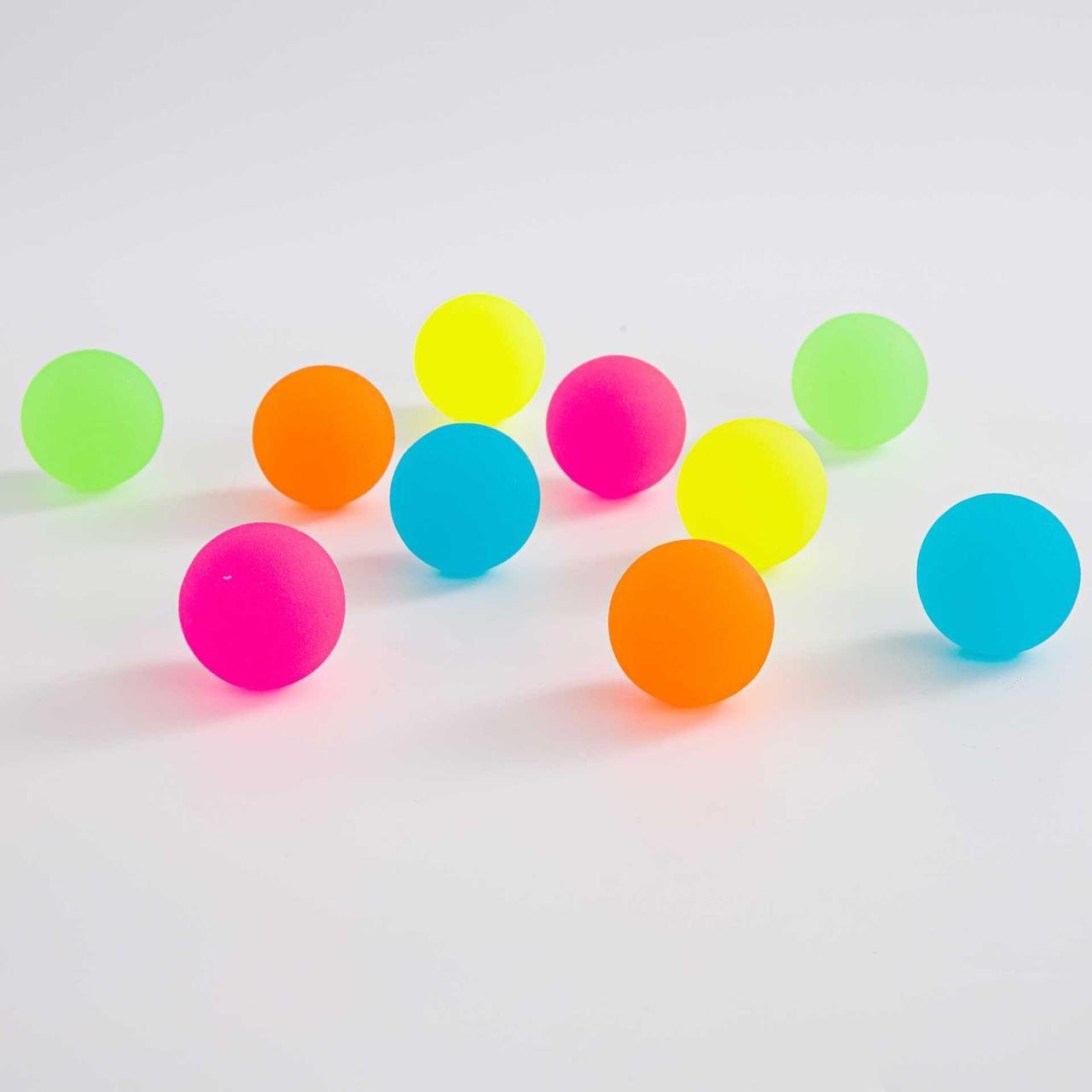 Мячик попрыгунчик неоновый 35 мм Зеленый (0490) - фото 3