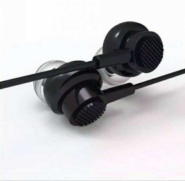 Навушники з мікрофоном Aspor EA-21 Чорний (1858272872)