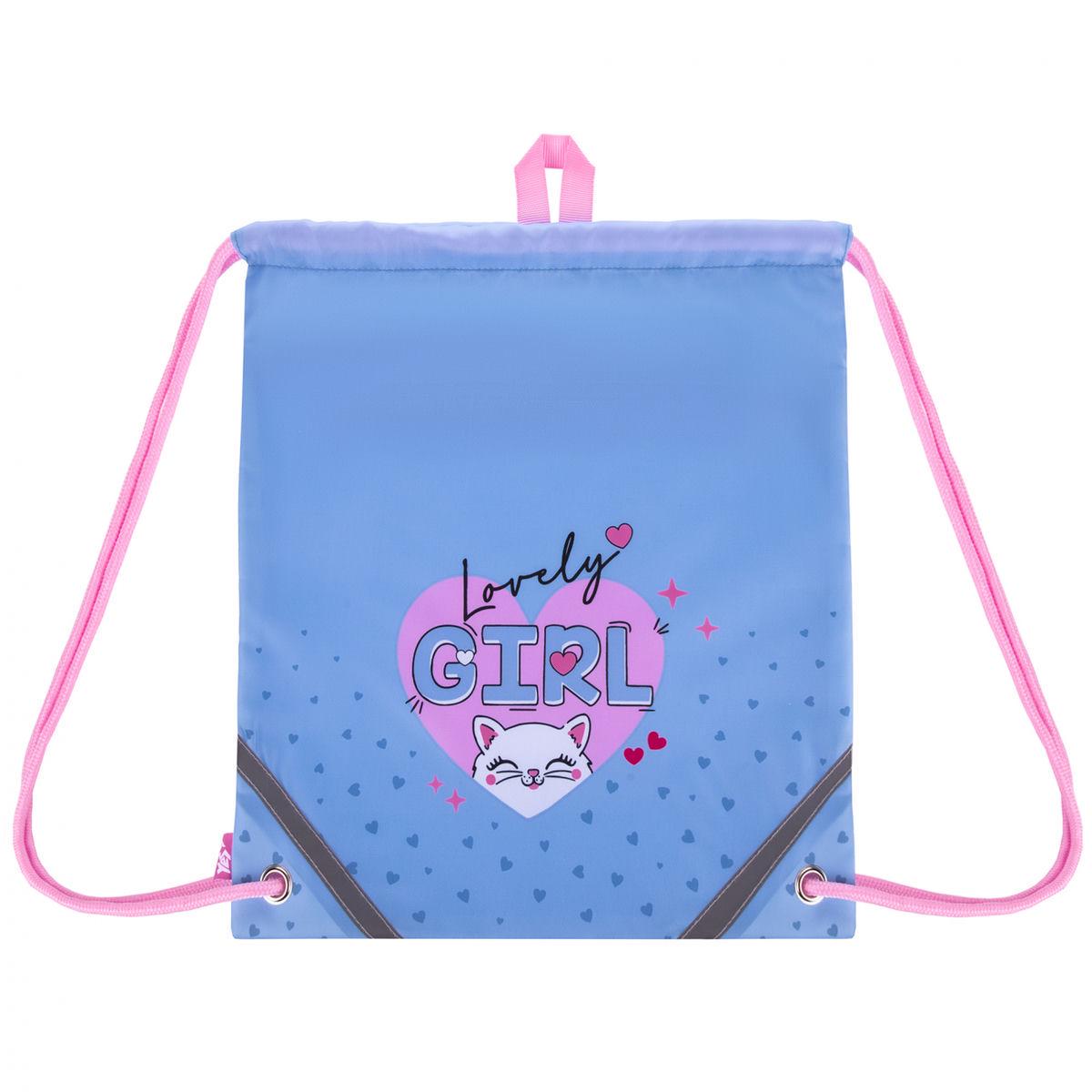 Сумка для обуви YES Meow-Meow 40x35 см Голубой (550081)