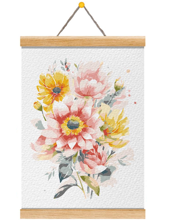 Картина по номерам Весенний букет M (6090 RU)