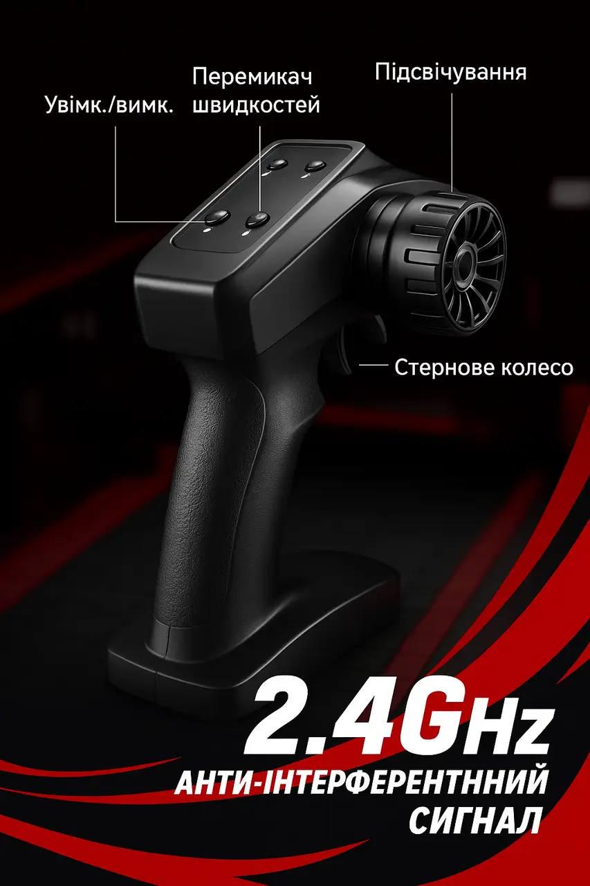 Іграшка дрифт машинка на радіоуправлінні з акумулятором/колесами та конусами - фото 2 Іграшка дрифт машинка на радіоуправлінні з акумулятором/колесами та конусами - фото 2