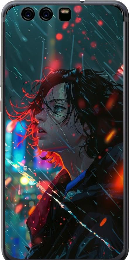 Чехол на Huawei P10 Ночные огни (6096t-780-42517)