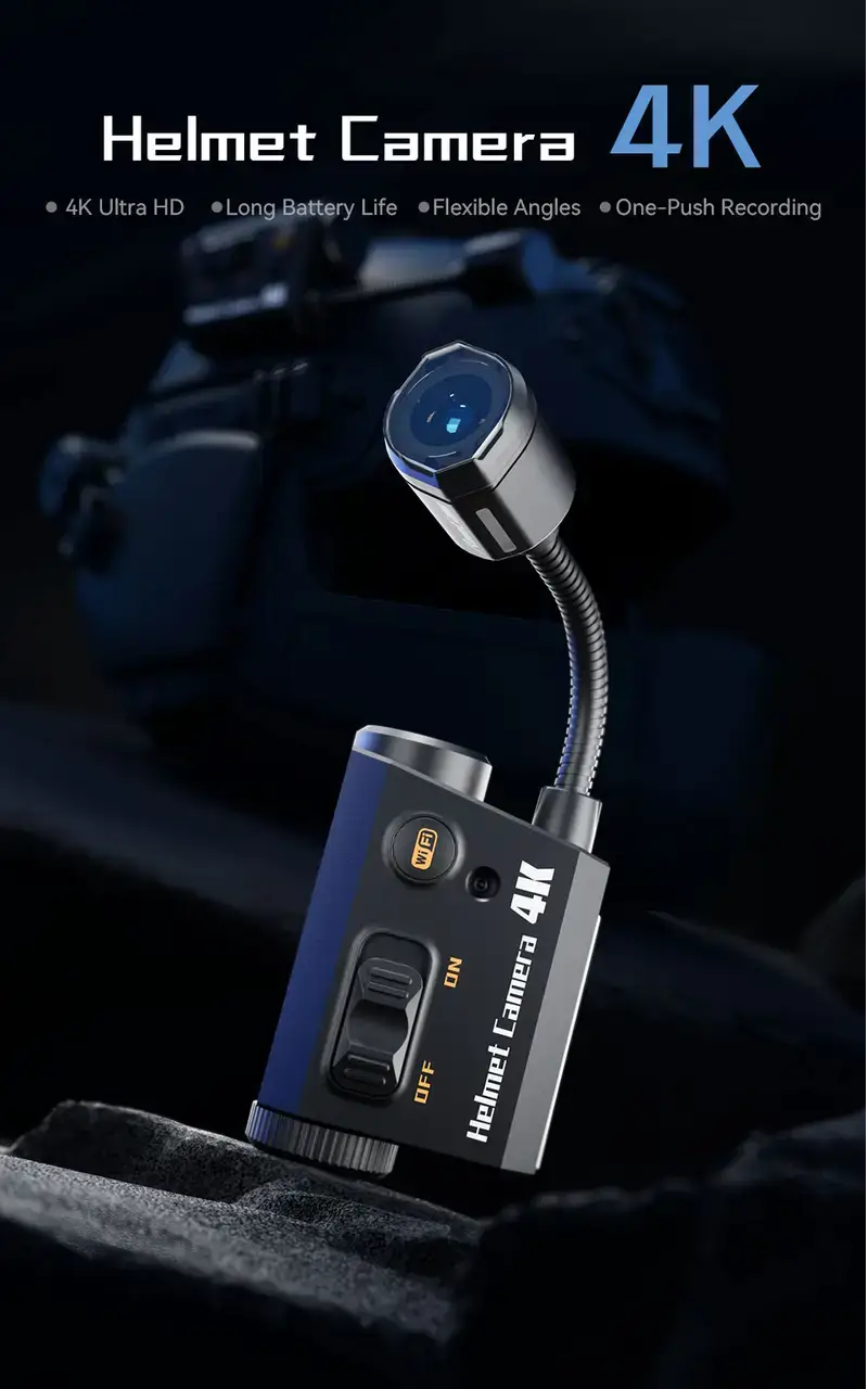 Камера RunCam2 4К на шолом для військових і карта пам'яті - фото 7