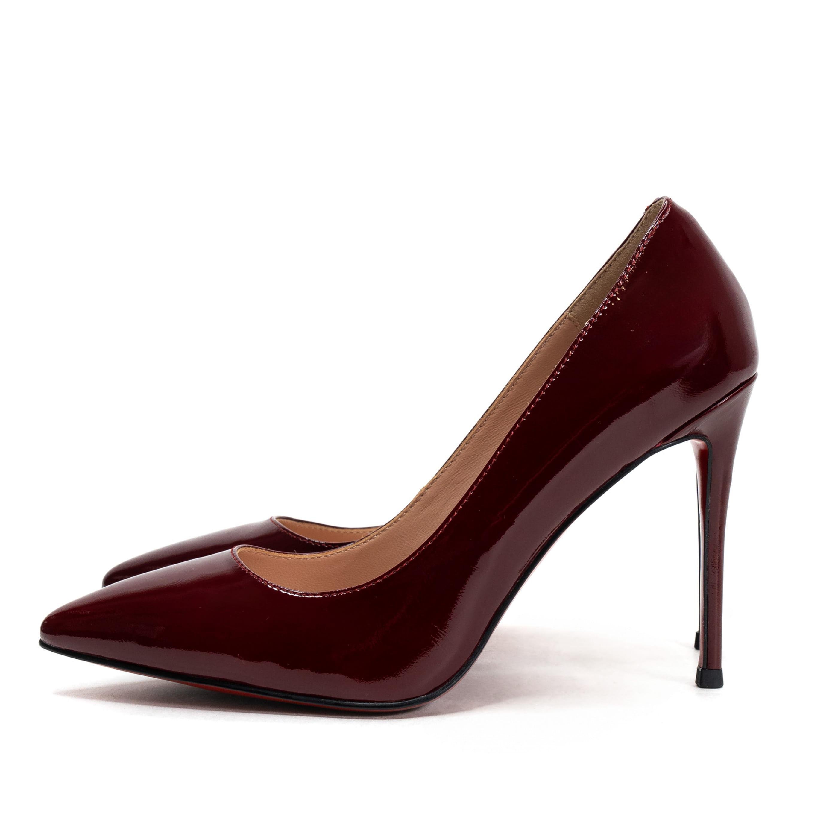 Туфли Vidorcci 01587 р. 35 Бордовый (104363692)