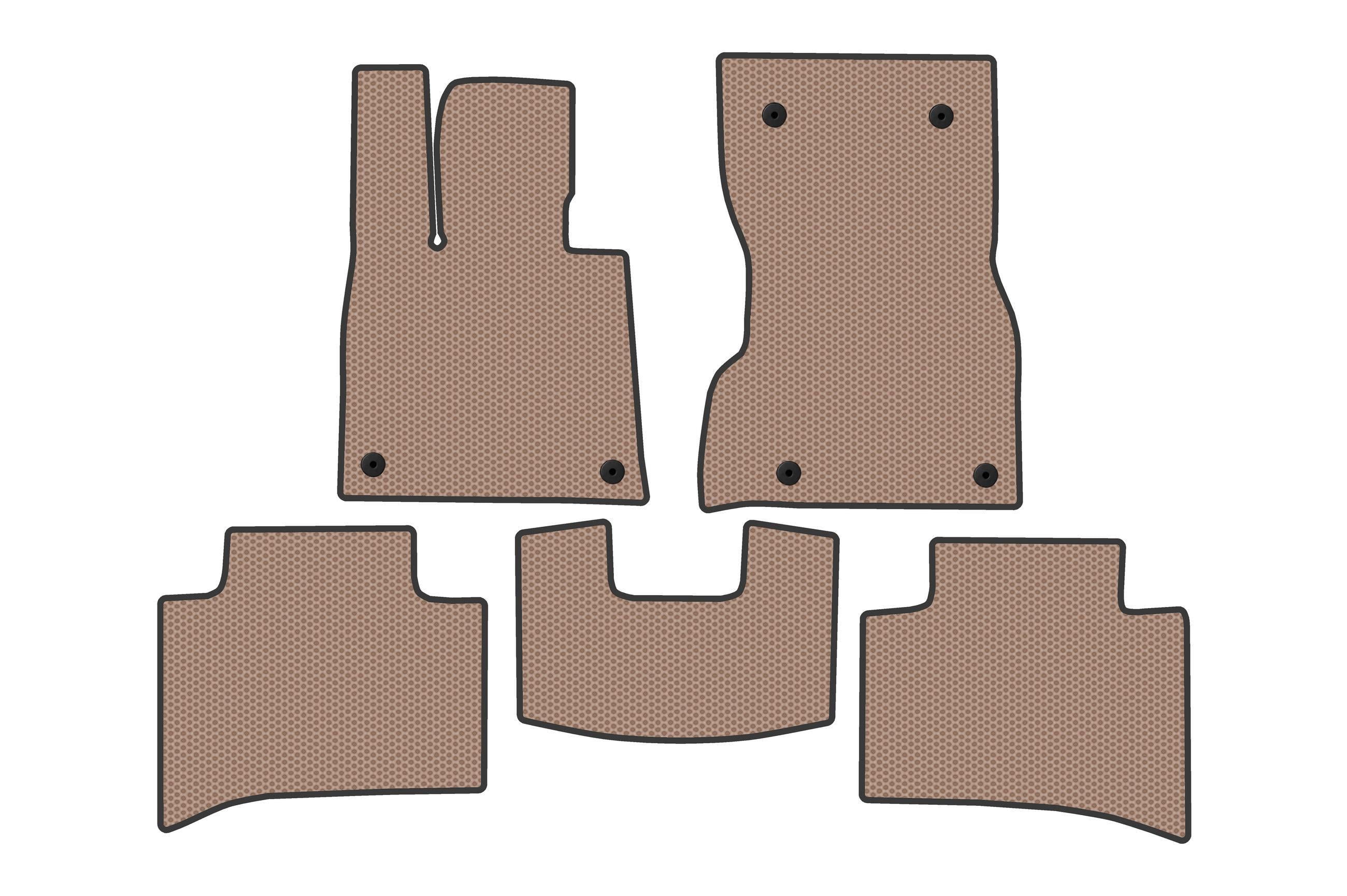 Коврики резиновые Digital Designs Carsuit для Maserati Grecale 2022 г. Бежевый (185500)