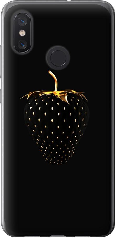 Чехол на Xiaomi Mi8 Черная клубника (3585u-1499-42517)