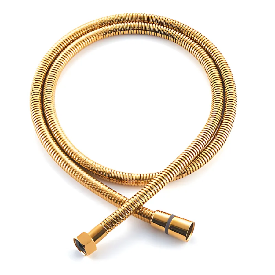 Шланг для душа в оплетке KOER KB-0801-150-12 150 см Brushed Gold (KR5666)