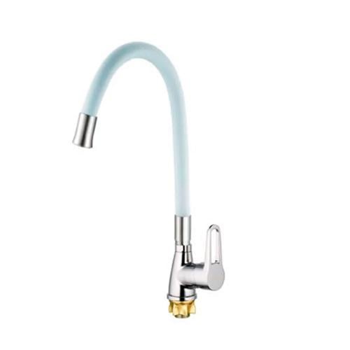 Смеситель для кухни MIXXUS SOP4-045 Reflector с белым силиконовым изливом (MI6488)