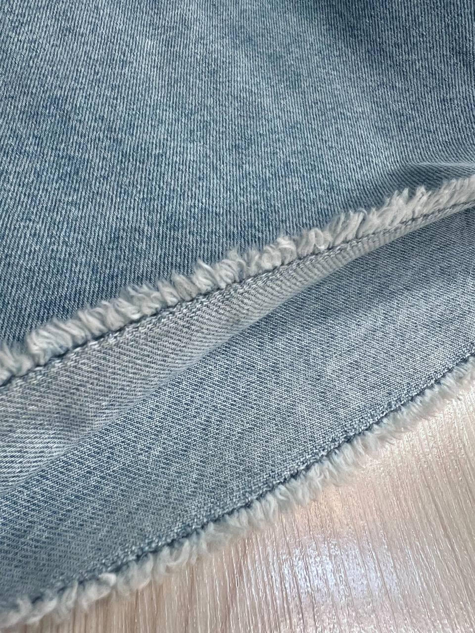 Шорты женские джинсовые ITS Basic 4015 средней длины с бахромой р. 38 81 см 105 см Голубой - фото 6 Шорты женские джинсовые ITS Basic 4015 средней длины с бахромой р. 38 81 см 105 см Голубой - фото 6