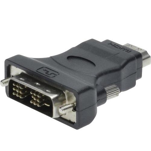 Кабель для передачи видеосигнала Assmann DVI-I to HDMI Черный (AK-320500-000-S) - фото 1