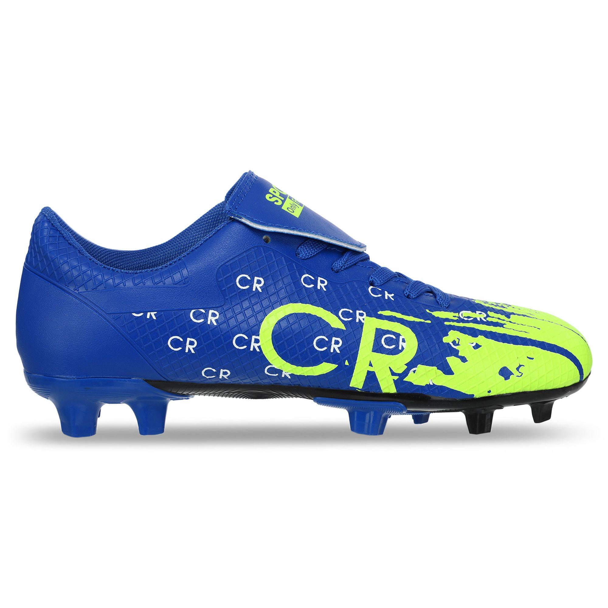 Бутсы футбольные Sport CR7 р. 45 Синий/Салатовый (6001-40-45)