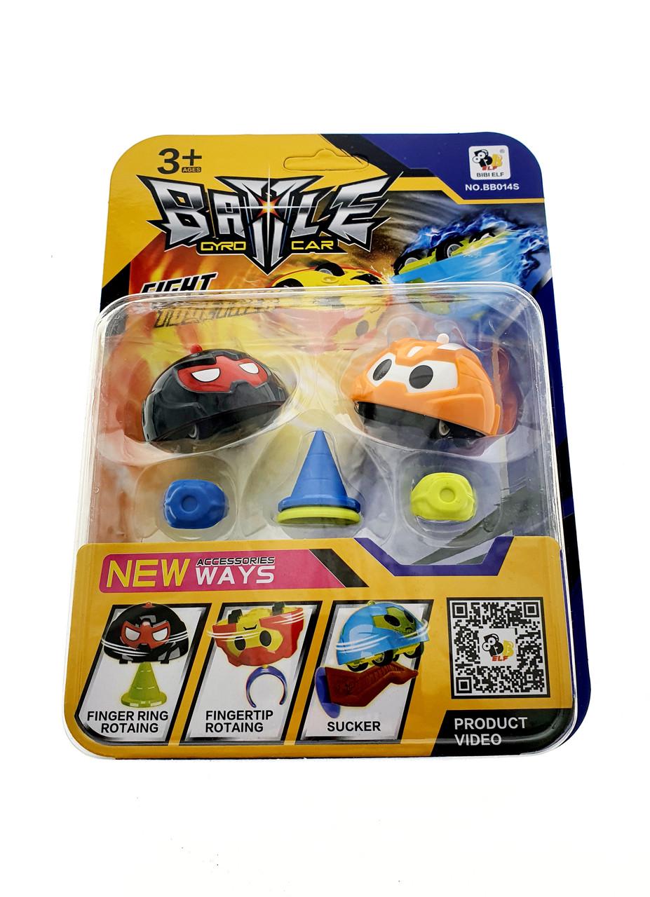 Набір машинок що крутяться Beyblade Battle Gyro Car змагання з вовчками/автомобільні перегони - фото 3