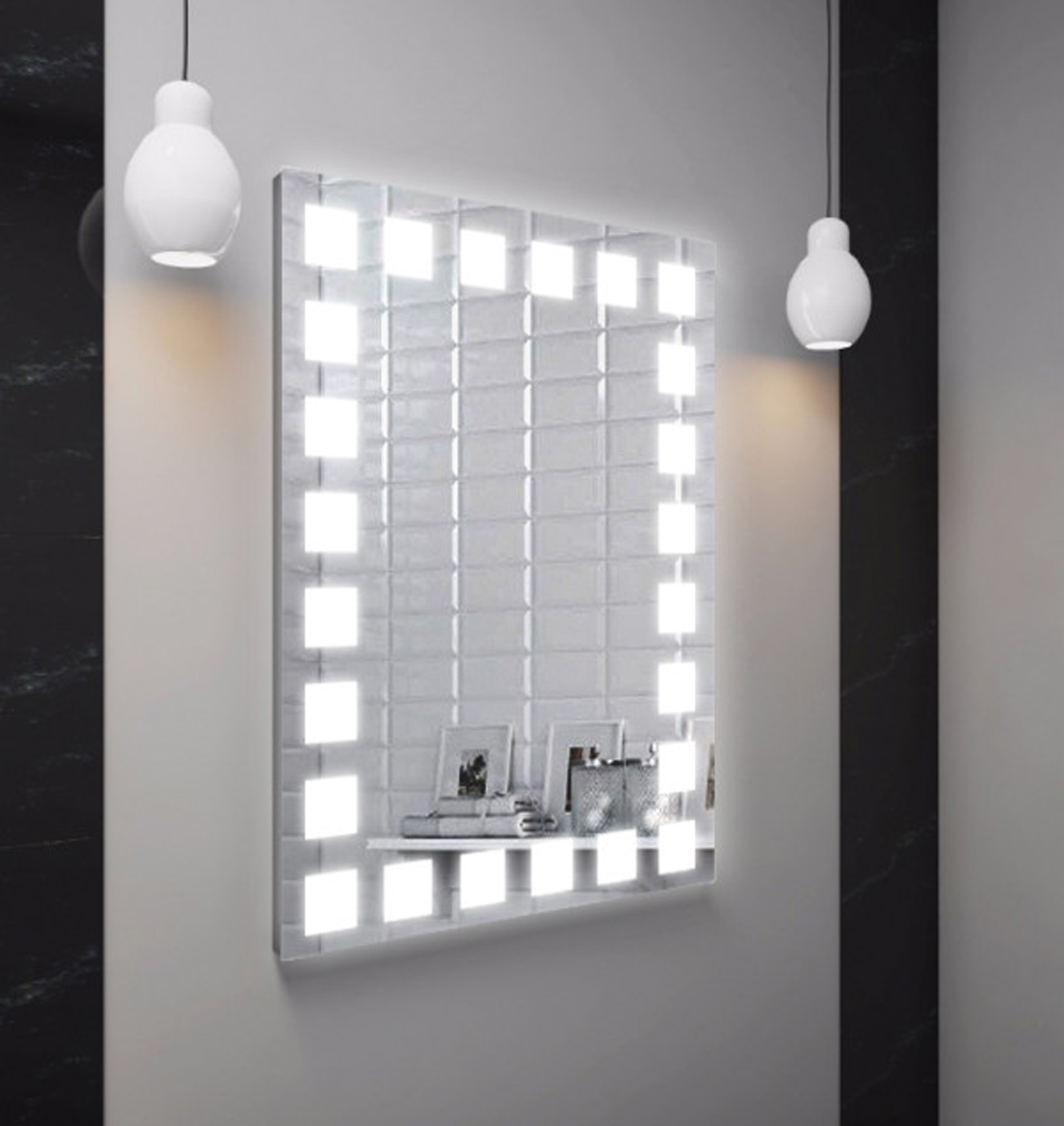 Зеркало DecorLed Led с подсветкой в ванную комнату 600x800 мм (ZSD-009) - фото 3 Зеркало DecorLed Led с подсветкой в ванную комнату 600x800 мм (ZSD-009) - фото 3