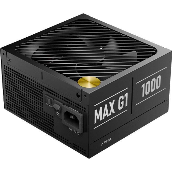 Блок питания APNX MAX G1 1000 1000W ATX 3.1 с вентилятором 135 мм Black (APPG-MXK0FEC.X1)