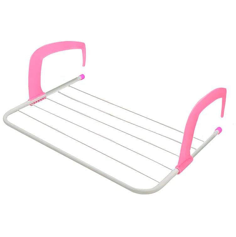 Cушилка для белья на батарею Fold Clothes Shelf TL00143-L 54х34 см Розовый (1008124-Pink) - фото 2