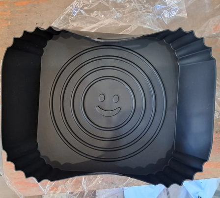 Форма силиконовая квадратная для аэрогриля мультипечи 18,5 см Черный (REN-754) - фото 4 Форма силиконовая квадратная для аэрогриля мультипечи 18,5 см Черный (REN-754) - фото 4