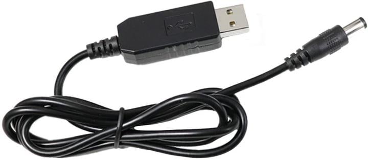 Кабель для питания роутера USB DC 5,5x2,1 мм с 5-12 В 1 м Black (2887) - фото 5