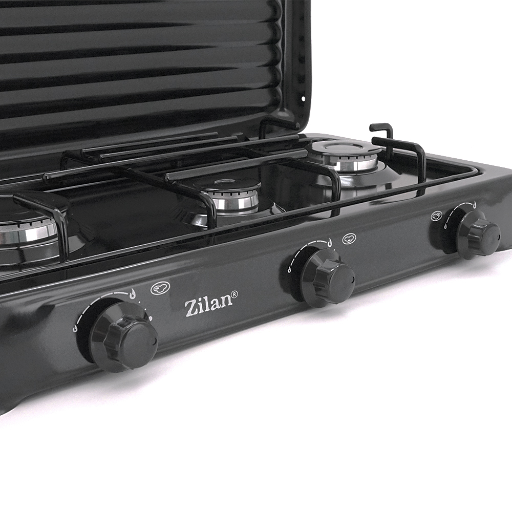 Газова плита Zilan ZLN0032 3 конфорки (YUT_V6125) - фото 3 Газова плита Zilan ZLN0032 3 конфорки (YUT_V6125) - фото 3