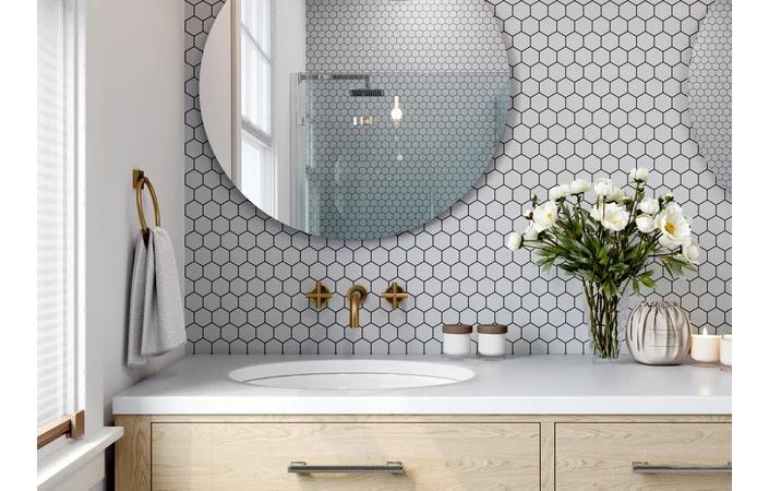 Керамическая мозаика Kotto Ceramica HEXAGON H 6019 295x295x9 мм Silver - фото 4