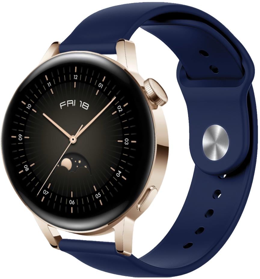 Ремінець Base для Huawei Watch GT3 42 мм Dark Blue (26164-5D)