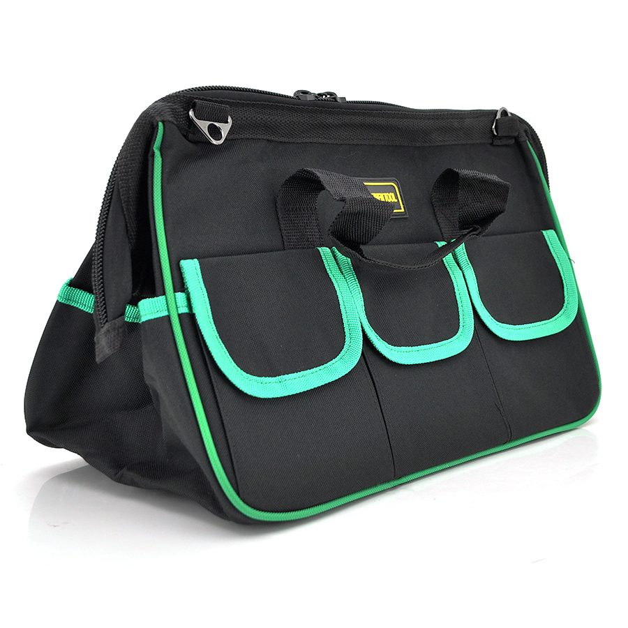 Сумка для монтажных инструментов VOLTRONIC YT-TBL16 с карманом для мелкого инструмента 16" Черный (15340)