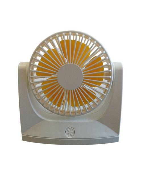 Вентилятор аккумуляторный настольный DianDi Mini Fan DD5575 с USB-зарядкой Белый (29711214)