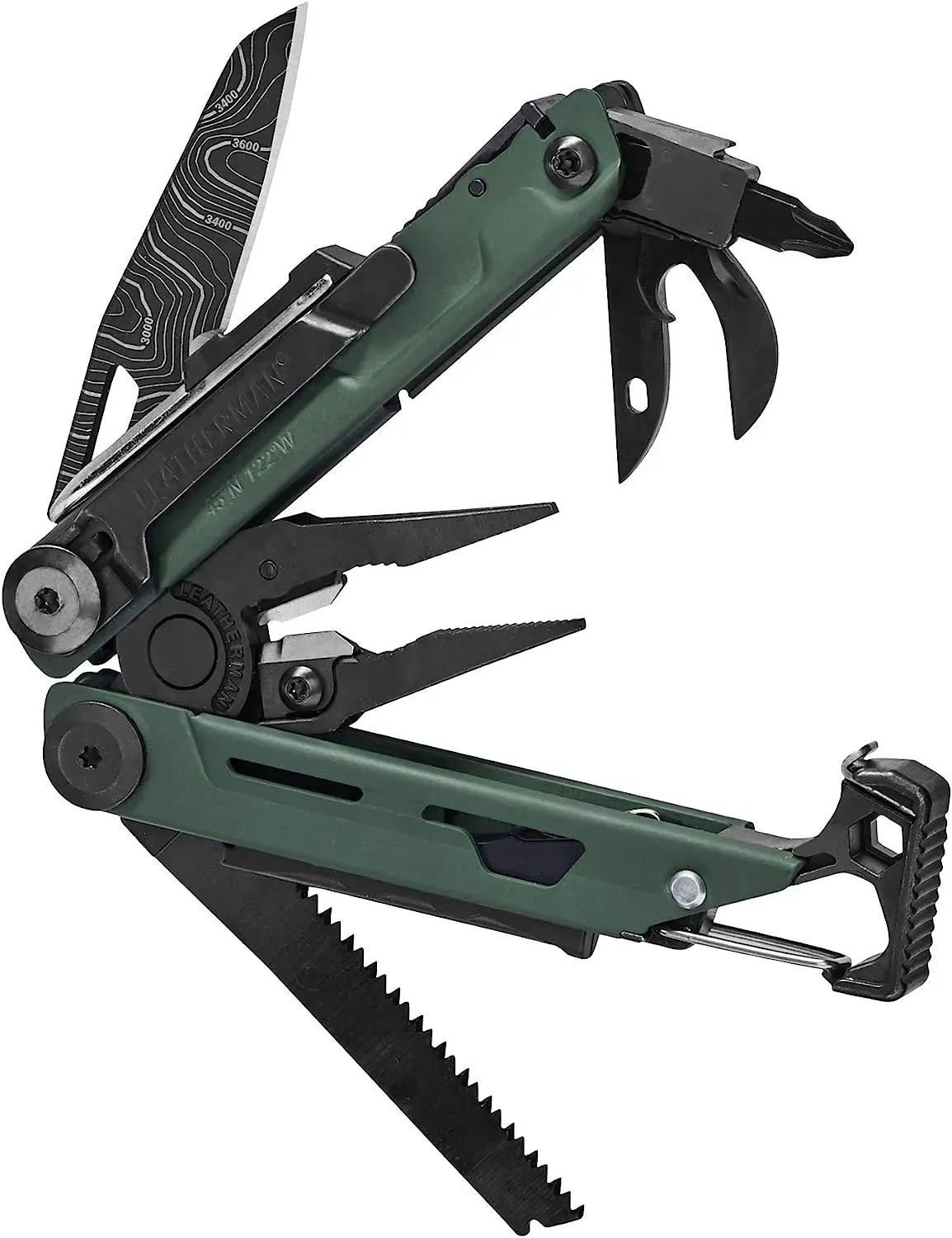 Мультитул Leatherman Signal 19 інструментів з чохлом Green Topo (26257964) - фото 3 Мультитул Leatherman Signal 19 інструментів з чохлом Green Topo (26257964) - фото 3