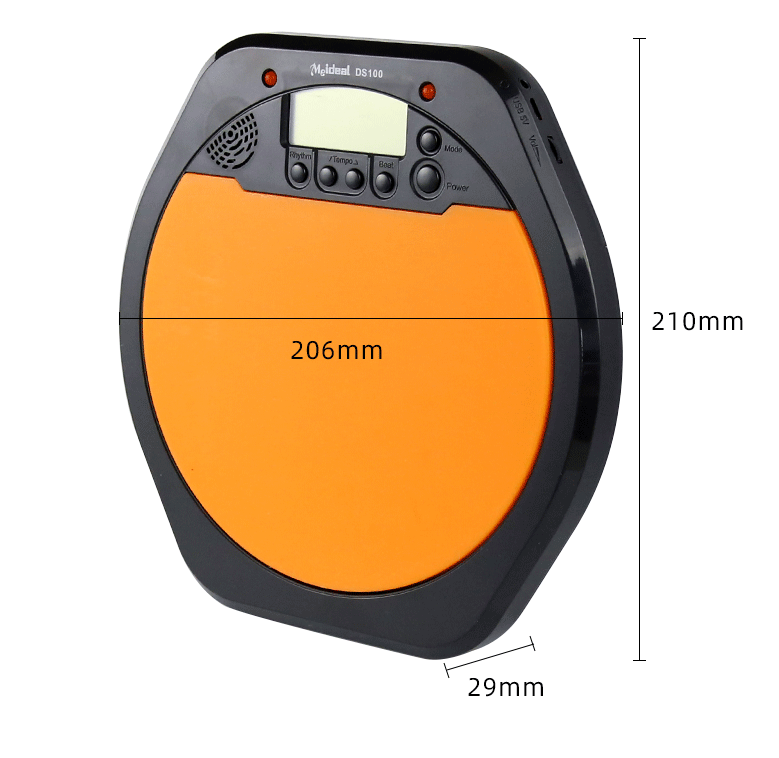 Комплект тренувальний для барабанщика Smart пед зі стійкою/палички та чохл - фото 7