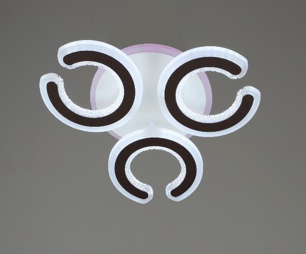 Люстра світлодіодна акрілова Sirius B S2034/3 84W+12W