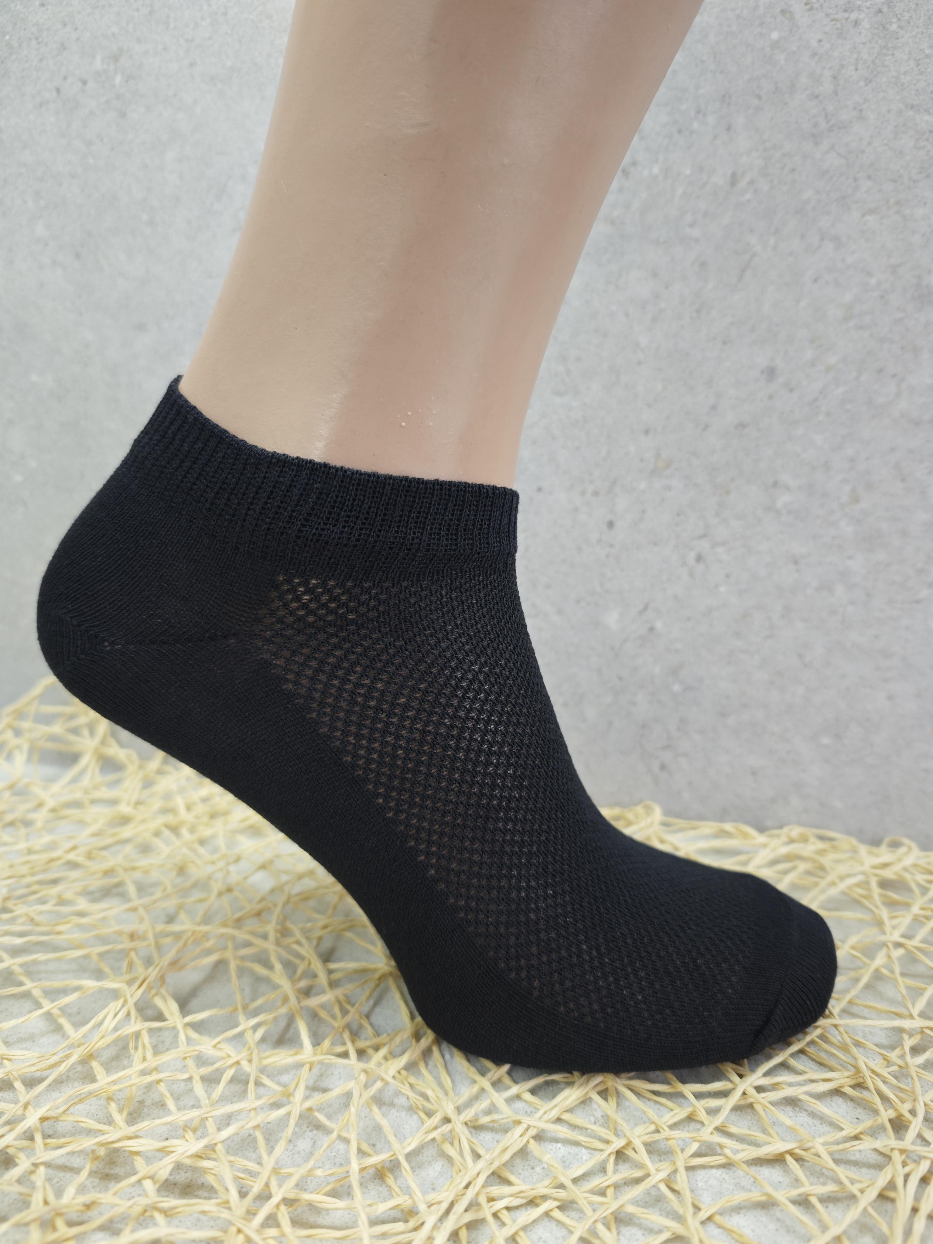 Носки женские Дукат летние сетка короткие р. 36-40 Черный (013S Woman Black)