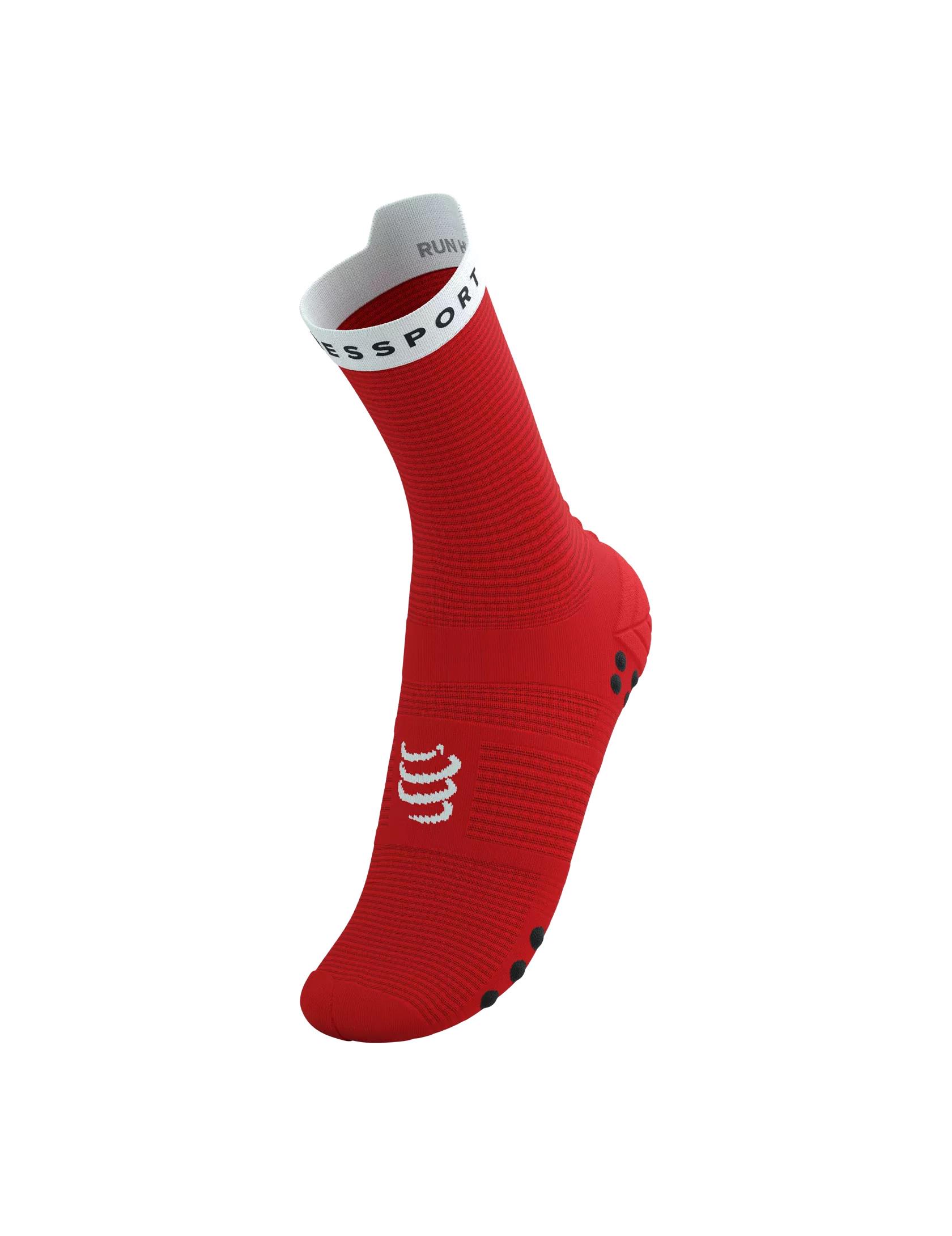 Шкарпетки Compressport Pro Racing Socks V4.0 Run high T1 Red/White (b804a66d) - фото 2