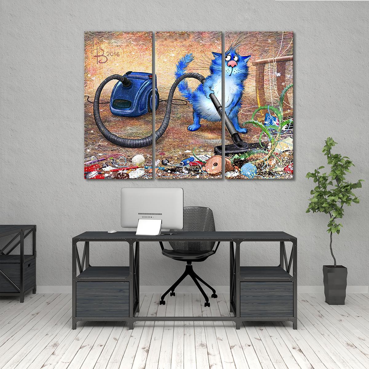 Модульная картина Инновации 3 модуля 90x135 см